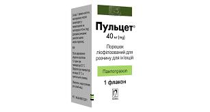 Пульцет пор ліофіліз д/р-ну д/ін 40мг №1 фл карт уп
